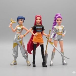 Комплект 3 фигурки K-Pop Demon Hunters