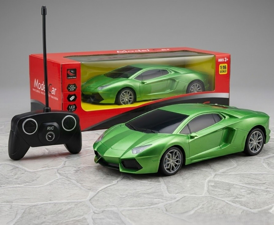 Кола с дистанционно Lamborghini – Мащаб 1:16 със светлини