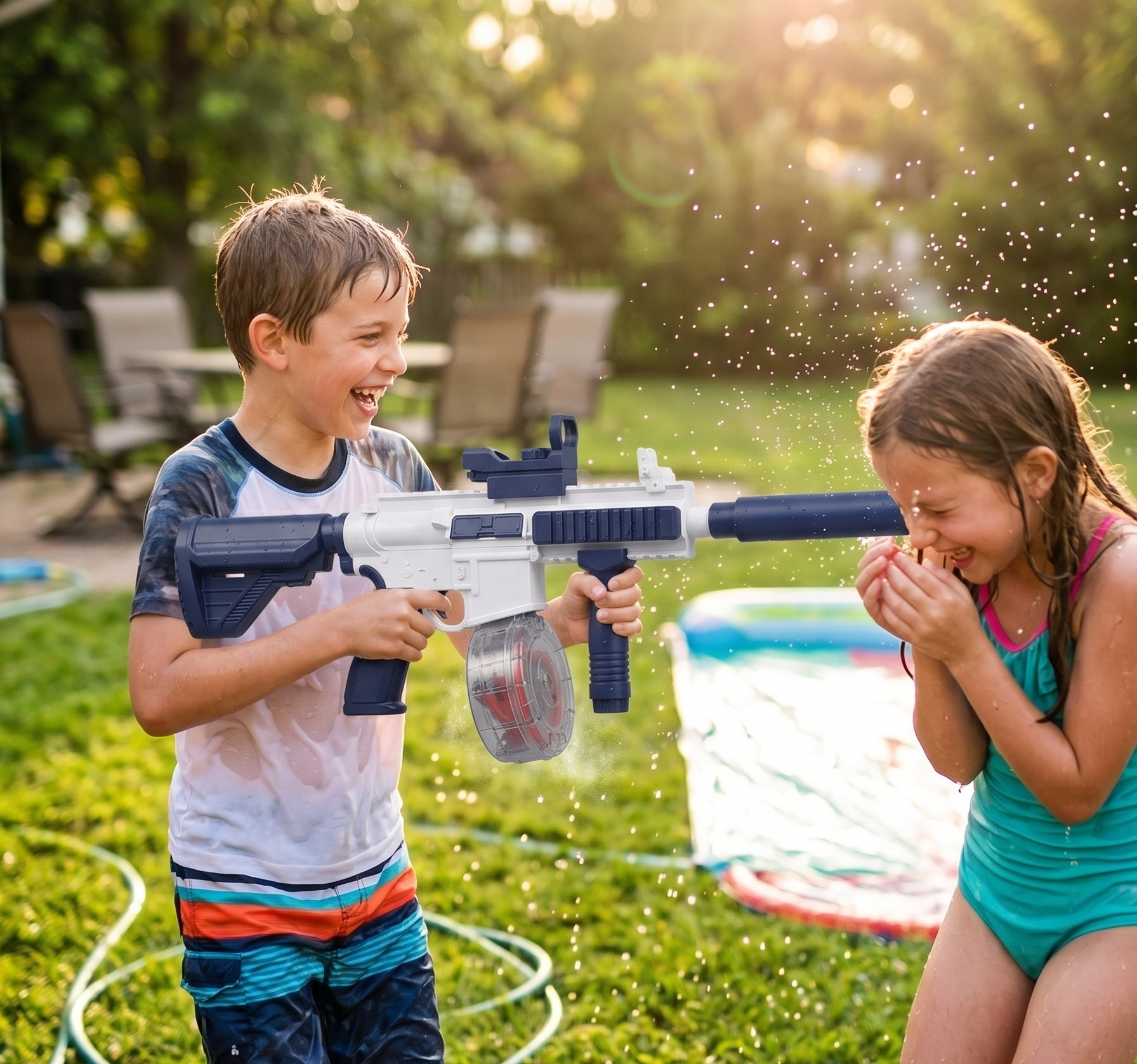 Автоматичен воден пистолет с батерия - Image 3